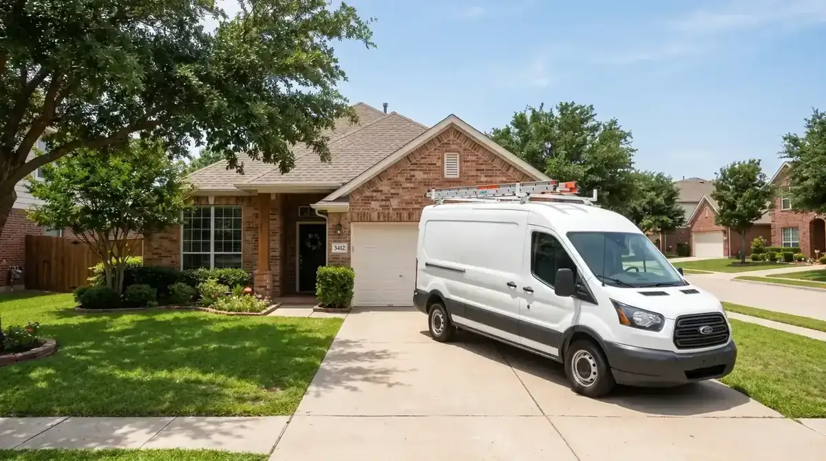Katy Plumbing plumbing service van in Katy
